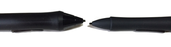 ワコムペンタブの「クラシックペン」と「標準ペン」の太さの比較